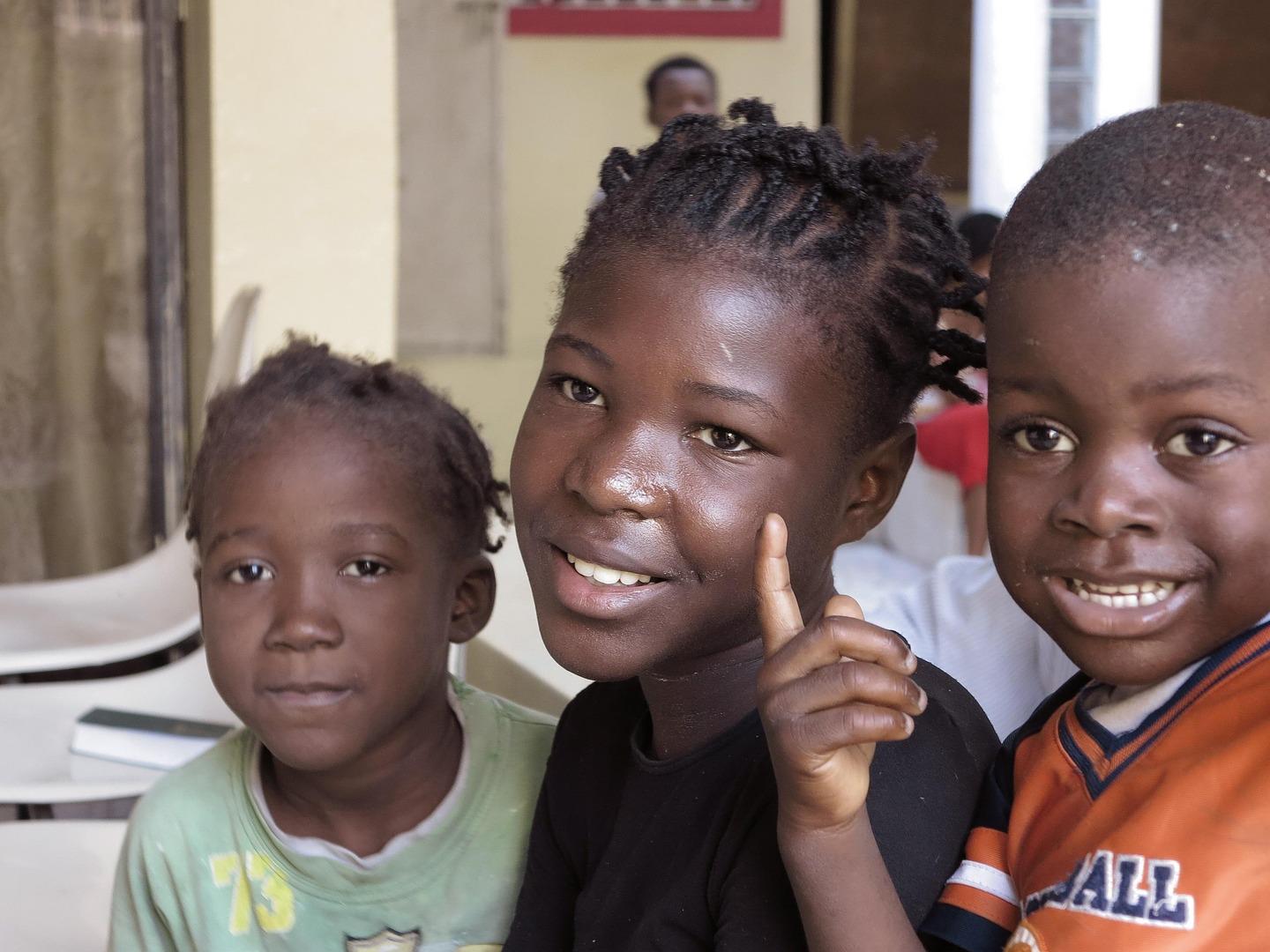 Kinder in Haiti