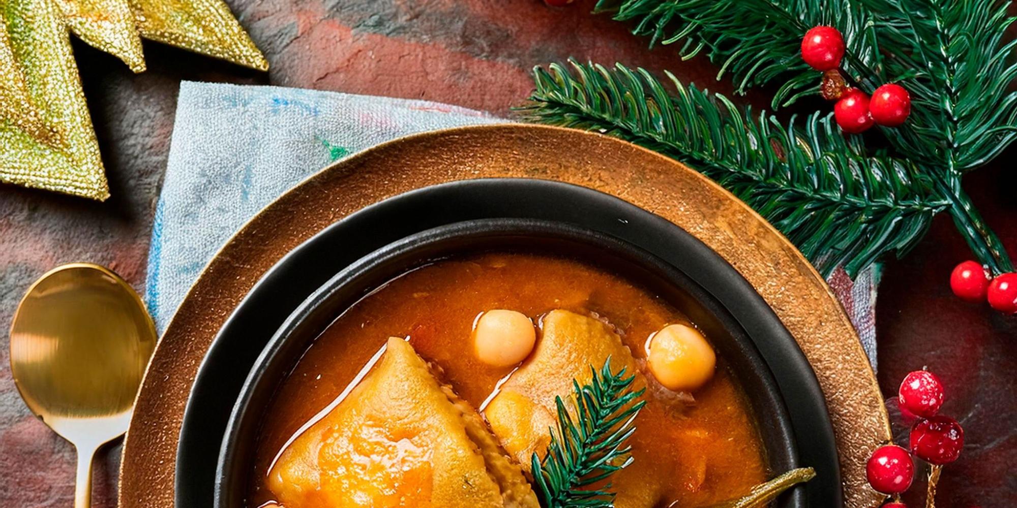 Okrosuppe mit Fofu