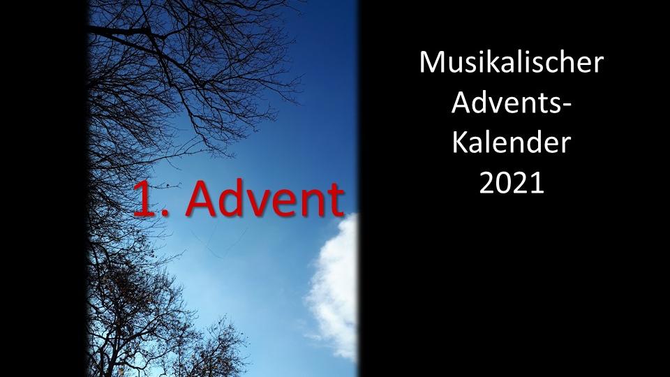 Titelbild 1. Advent musikalischer Adventskalender