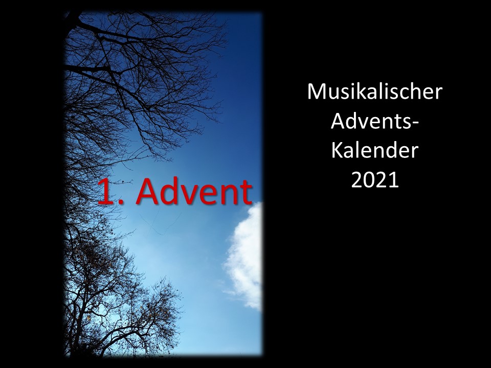 Titelbild 1. Advent musikalischer Adventskalender