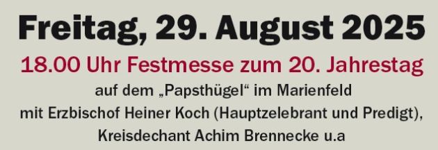 2025 Papsthügel