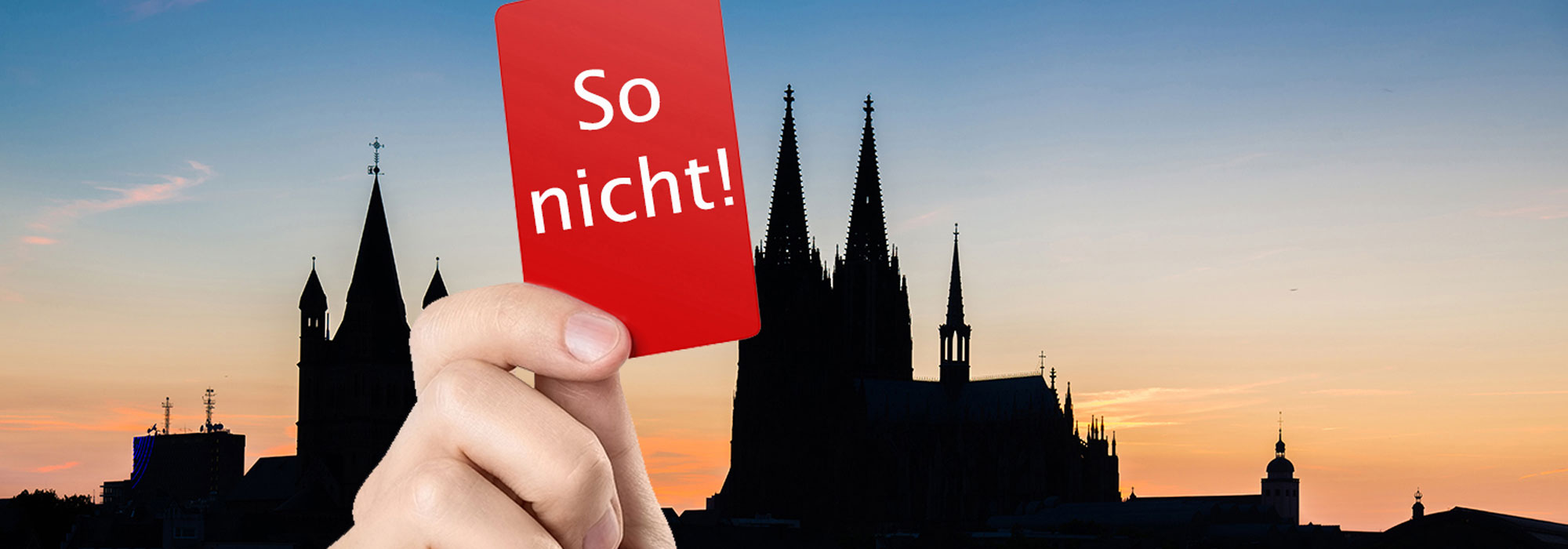 Rote Karte für den Kardinal